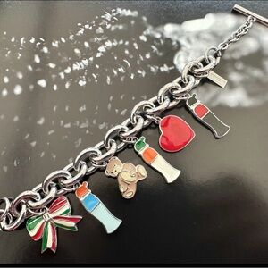 Moschino Multicolor Charm Bracelet